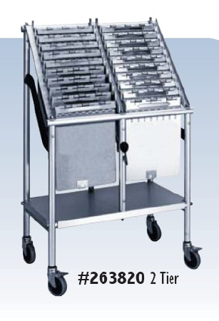 Omnimed Beam - Wheeled Chart Carriers Aluminum 13 X 23 X 37 Inch - 263820