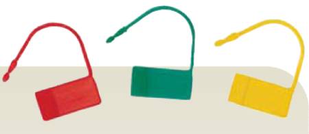 Omnimed - Safety Control Seal UnNumbered Yellow Plastic 7/8 X 1-1/4 Inch - 484108-Y