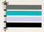 Omnimed - Exam Room Signal Flag Wall Mount 4 Flag 8 Inch - 291714