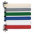 Omnimed Exam Room Signal Flag Wall Mount 6-Flag 8 Inch - 291706