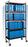 Omnimed Omnicart Chart Rack Steel 18 X 36 X 61 Inch 4 Shelves Beige - 260003-WG