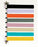 Omnimed Exam Room Signal Flag Wall Mount 8-Flag 8 Inch - 291718