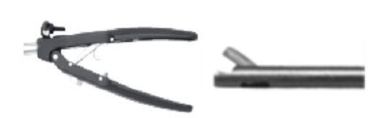 Open Self-Righting Needle Tip