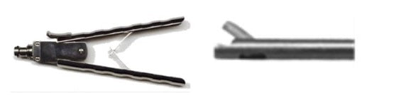 Open Self-Righting Needle Tip