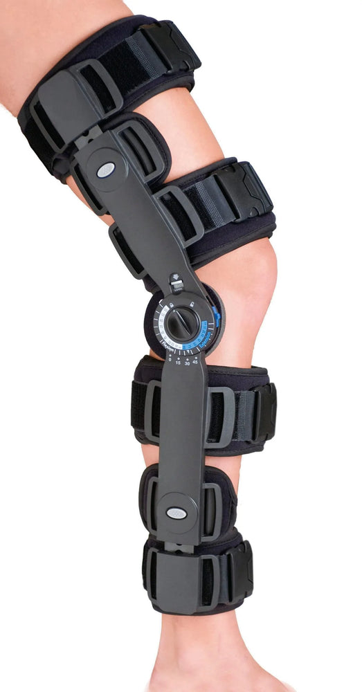 Ossur Rebound - Post Op Knee Brace One Size Fits Most Buckle Closure / D-Ring / Hook and Loop Strap 16 to 32 Inch Thigh Circumference Left or Right Knee - B-8381480