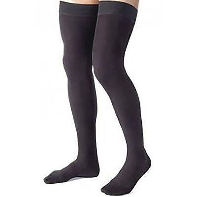BSN Medical JOBST Relief Compression Stockings Thigh High Medium Black Closed Toe - 114213
