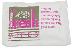 Precision Dynamics Freshwipes Mammography Wipe Individual Packet Water / Alcohol / Potassium Sorbate Scented 50 Count - AMWIPE