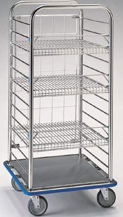 Pedigo Products Utility Cart 29.75 X 62 X 29.75 Inch 6 Shelves - CDS-262-C