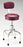 Pedigo Products Lab Stool Backrest Spin Lift Screw Adjustment Without Casters Black - P-1039-SS-BLK