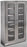 Pedigo Products H Series Operating Room Cabinet Stainless Steel, Tempered Glass, Polyethylene Foam 3 Shelf - P-8010