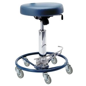 Pedigo Products STOOL, SURGEONS HYDRAULIC GRY W/O BACKREST W/ROUND SEAT 16" - P-6001-GRY