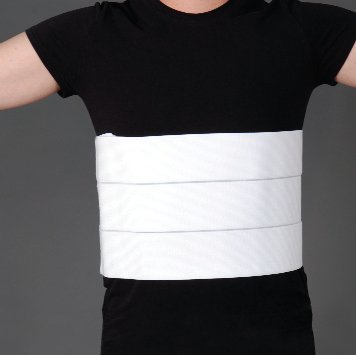 Pepper Medical Abdominal Binder Large Hook And Loop Closure 60 To 75 Inch Waist Circumference Adult - AB 360 ABDOMINAL BINDER