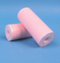 Physio Control Strip Chart Paper 100 mm X 22 Meter Roll Blue Grid - 11240-000016
