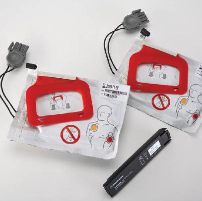 Physio Control Lifepak CR Plus Charge-Pak Charger Pack With 2 Set Electrode Pad CR Plus Defibrillation - 11403-000001