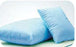 The Pillow Factory Division Comfort Care Bed Pillow Firm 13 X 17 Inch Blue Reusable - 51117