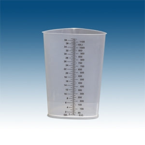 Plasti-Products Plasti-Grad Graduated Beaker Graduated Measures Polypropylene 1200 mL - 1150