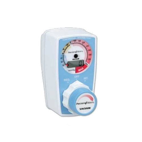 Precision Medical - Vacuum Regulator Continuous / Intermittent 0 - 300 mmHg DISS Outlet Ohmeda Adapter - PM3315HVT