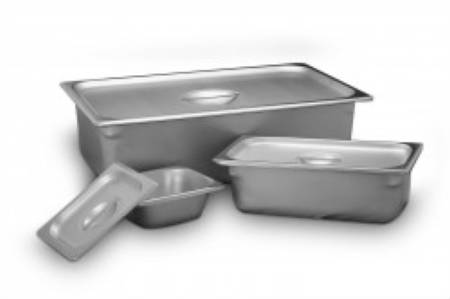 Polar Ware Instrument Tray Cover 12 - 11.3 Lbs, Recessed Strap Handle, Solid / Flat - 1202-2