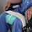 Posey Posey Hip Abduction Cushion 7 W X 8 D X 5 H Inch Bead-Filled Hook and Loop Fastening - 6302S