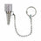 Precision Medical NIPPLE, F/HEX NUT TUBING FUNNEL RUSBL OXY W/CHAIN - 0159C