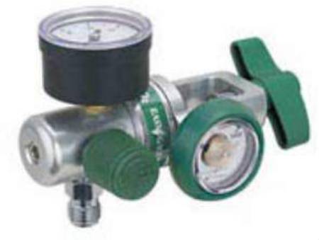 Easy Gauge Reg - Oxygen Regulator Adjustable 0 - 15 LPM DISS Outlet CGA-540 - 165415G