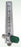 Precision Medical Precision Medical Oxygen Flowmeter Adjustable 0 - 15 LPM Y Block Assembly DISS Hand Tight Adapter - Y8MFA1003