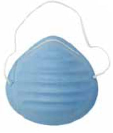 Precept Medical Products Comfort-Cone Surgical Mask Cone Elastic Strap One Size Fits Most Blue - 65 3333