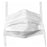 Sensitive Skin - Surgical Mask Anti-fog Foam Pleated Tie Closure One Size Fits Most White NonSterile ASTM Level 1 Adult - 15216
