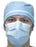 Precept Medical Products FluidGard Procedure Mask Pleated Earloops One Size Fits Most Blue - 15301