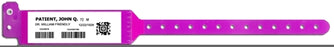 Precision Dynamics Sentry Bar Code LabelBand Identification Band Write On Wristband Permanent Snap Without Legend - 5080-33-PD
