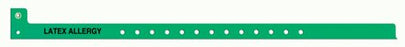 Sentry Superband Alert Bands - Identification Wristband Alert Band Permanent Snap Latex Allergy - 5065-22-PDM