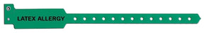 Sentry Superband Alert Bands - Identification Wristband Alert Band Permanent Snap Latex Allergy - 5075-22-PDM