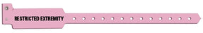 Precision Dynamics Sentry Superband Alert Bands Identification Band Alert Wristband Permanent Snap Restricted Extremity - 5075E-12-PD