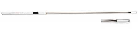 Premier Dental Products Premier Endocervical Biopsy Curette Kevorkian-Younge Single-ended Rigid Handle Straight Fenestrated Rectangular Tip - 1030330