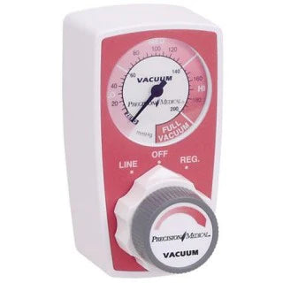 Precision Medical - Vacuum Regulator Continuous 0 - 200 mmHg DISS Outlet Chemetron Adapter - PM3116T
