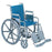 Patterson Medical Supply Venture Wheelchair Dual Axle Desk Length Arm Removable Arm Style Mag Wheel Dark Blue 18 Inch Seat Width 250 lbs. Weight Capacity - 929850