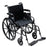 Patterson Medical Supply Cruiser III Lightweight Wheelchair Dual Axle Desk Length Arm Removable Arm Style Mag Wheel Black 20 Inch Seat Width 350 lbs. Weight Capacity - 565467