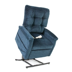 Classic Collection - Lift Chair, Button Back Wine Fabric Upholstery Without Casters - Pride Health Care - CL10KDBWIN