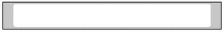 Barkley - Blank Label Chart Tab White 1/2 X 4 Inch - NP-5-1