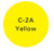 Barkley - Blank Label Label Dot Yellow Paper 1 Inch Diameter - C-2A
