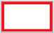 Barkley - Blank Label Multipurpose Label Red, White 1-1/2 X 2-1/2 Inch - RB-5112
