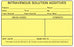 Barkley - Pre-Printed Label Advisory Label Yellow Paper Intravenouse Solution Additives Black Syringe Label 2-1/2 X 4 Inch - N-260