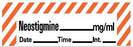 PDC - Drug Label Anesthesia Label Neostigmine_mg/mL Date_Time_Int Red / White 1/2 X 1-1/2 Inch - LANS-15