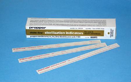 Propper Manufacturing Smalstrip Sterilization Chemical Indicator Strip Steam 4 Inch - 26510200