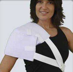 Ezy Wrap - Cold Therapy Wrap Shoulder One Size Fits Most Fabric / Foam Reusable - 02702-GEL-01