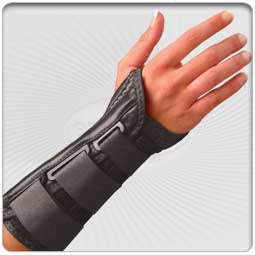 Ultimate V Standard - Wrist Brace Contoured Hyper Foam / Polyester Right Hand Black Medium / Large - 11480-35-01