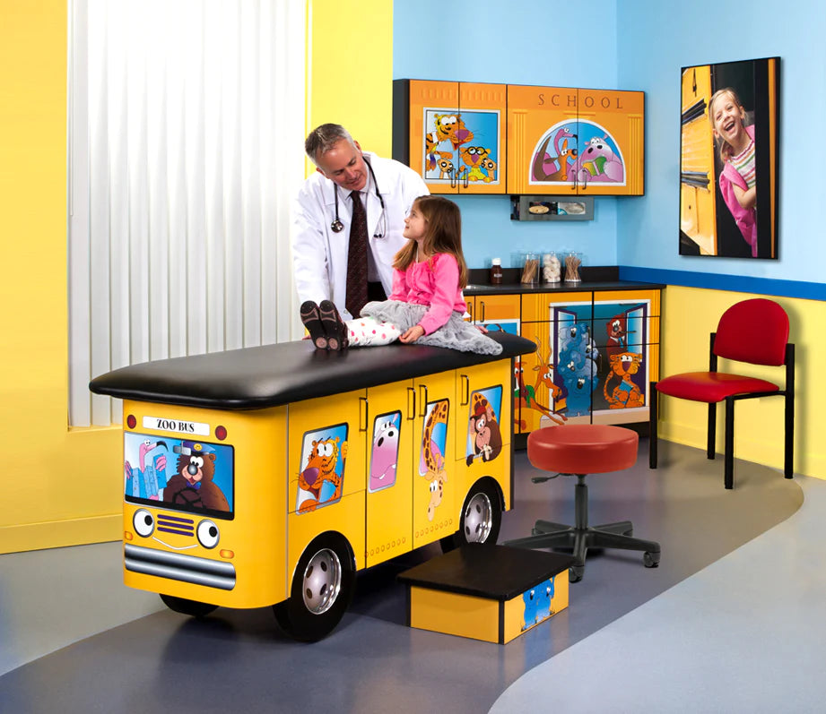 Fun Series - Pediatric Treatment Table Fixed Height - 7020-RYLBL
