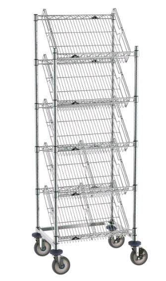 Metro Crash Super Erecta Slanted Shelf Rack
