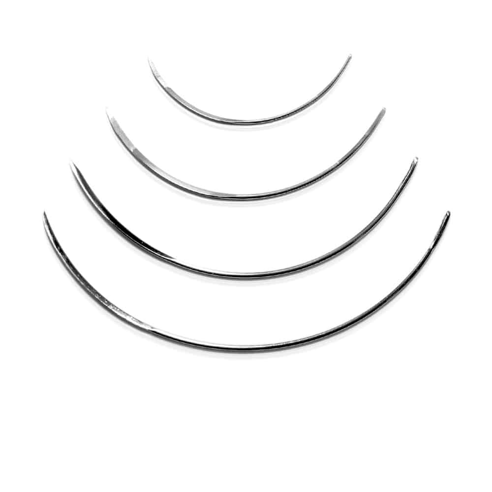 Mopec Postmortem Needles Circle Curved, 12 pack