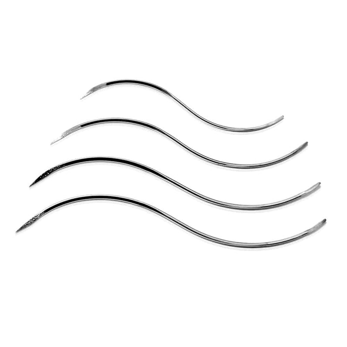 Mopec Postmortem Needles Double Curved, 12 pack